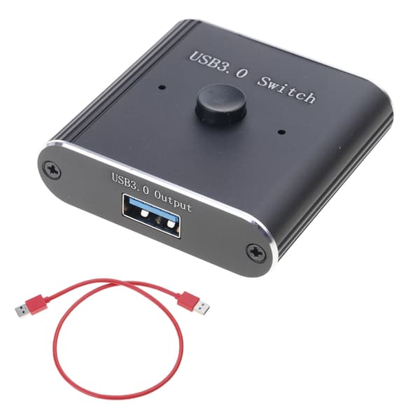 USB3.0 Switcher Bi-direktionel 2 ind 1 ud eller 1 ind 2 ud til deling af USB-enheder