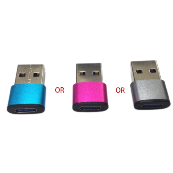 USB Typ A hane till USB typ C honkontakt Adapter Adapter typ c USB standard dataöverföring Laddning för iphone12