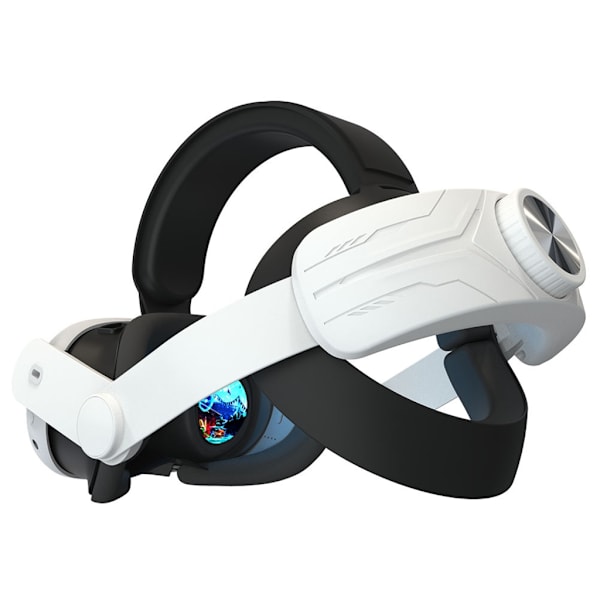 Justerbart huvudband för Quest3 Bekvämt VirtualReality-glasögon Huvudband Ergonomisk design för spelupplevelse Pure white