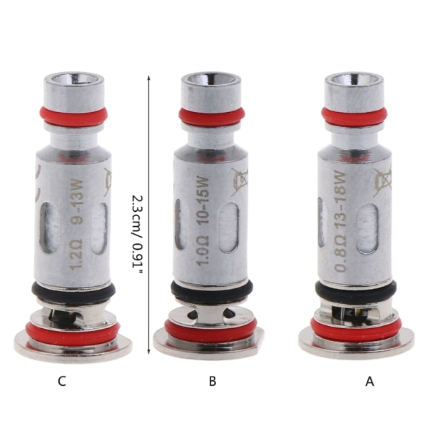 5 st/lot 0,8/1,0/1,2 ohm UN2 Meshed-H Coils Kostymbyte metallspolar för Caliburn G Pod /KOKO Prime Vaper Starter Kit 1.0ohm