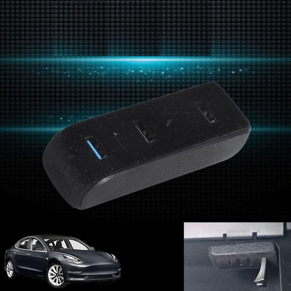 For Model 3/Y Modifiserte Tilbehør Hanskerom Utvidelsesdokk USB-Utvidelse