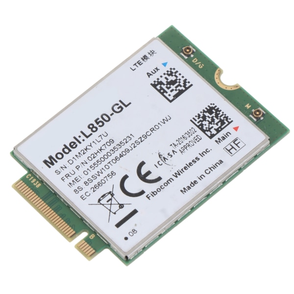 Fibocom L850-GL M.2 Card 01AX792 4G LTE trådlös modul för Lenovo ThinkPad X1 Carbon Gen6 X280 T580 T480s L480 X1 Yoga