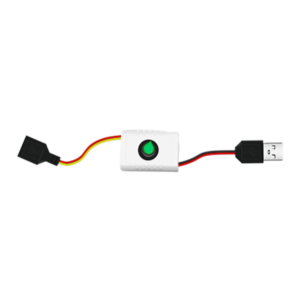 USB LED-knapp Dimmer DC5V Ribbon Ljusstyrka Justerbara strömbrytare Styrkontakt för LED Strip-ljus USB fläkt