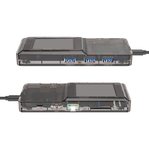 USB C Dock 8 Port 4K Videoutgång Gigabit Ethernet Snabb Datasynkronisering