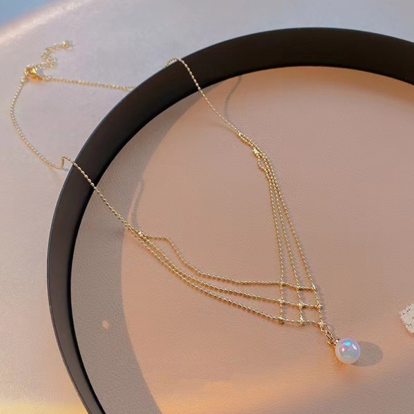 2022 metallvävt mesh hängande magic pärlhalsband Party Modedesign Sexig halskedja Smycketillbehör för tjej