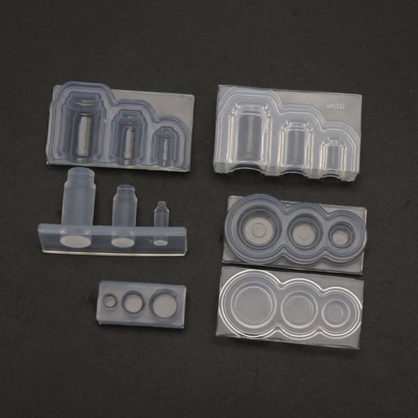 3D Mini sylt flaska Harts mögel Form hängande silikon form smycken gör