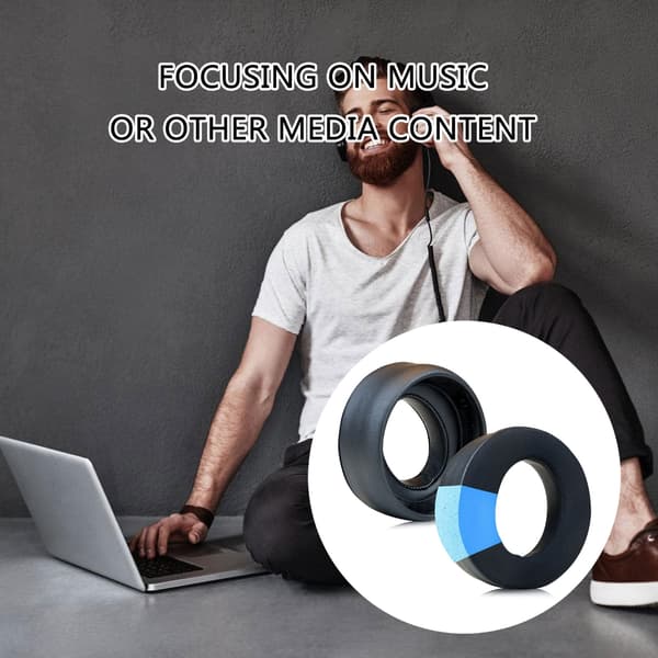 Ergonomisk designede ørepuder til P5 PULSEElite headsets kølende ørepuder