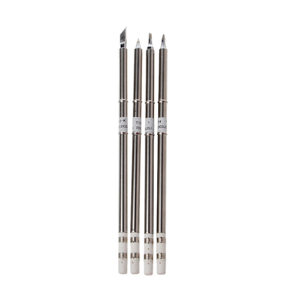 4 stk. T12 Serie Loddekolbespidser Til Hakko Loddestation FX-951 FX-9