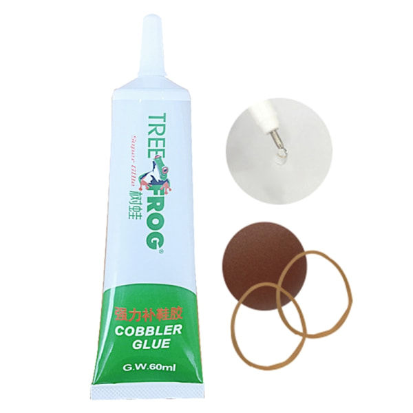 60ml Superlim Reparationslim för Sko Läder Gummi Trä Stark Bindning Sko