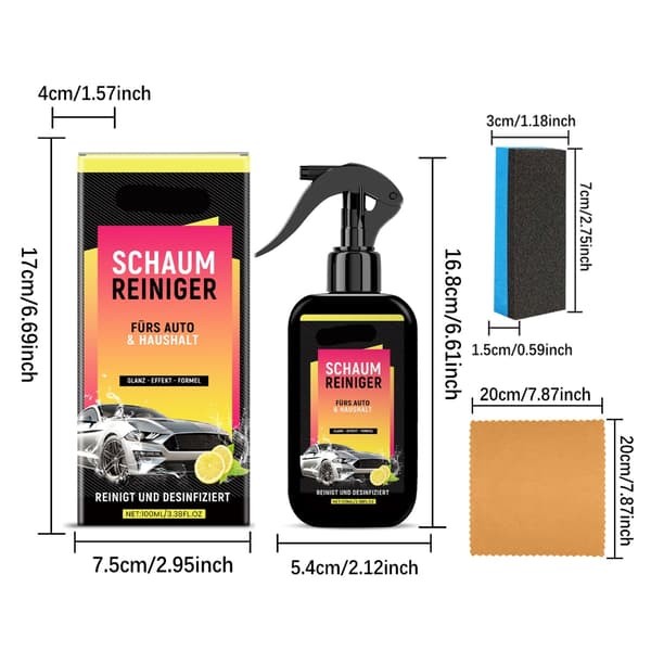 Poleringssprayvoks 100 ml Bilmaling Ridsefjernelse Poleringsmiddel