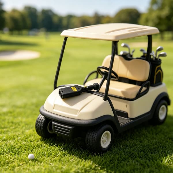 73345-G01 Golfbil Batteriladeplugg 2-pinners Pluggkontakt Holdbar
