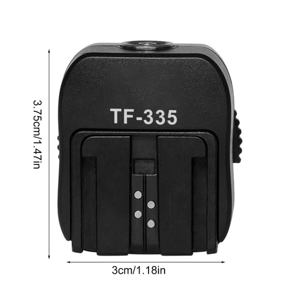 Professionell TF335 Blixtskoadapter Konverterare för A7S A7SII A7R A7RII
