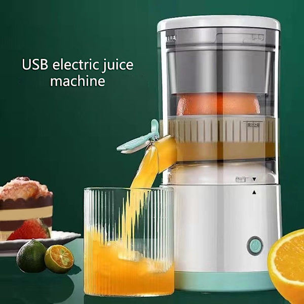 Multifunktionell elektrisk juicepressare Juiceseparation Bärbar hemmajuicer Automatiska apelsinjuicemaskiner ABS-material