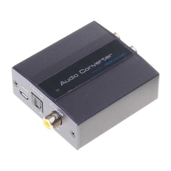 Digital til Analog Lydkonverter 192kHz Koaksialadapter