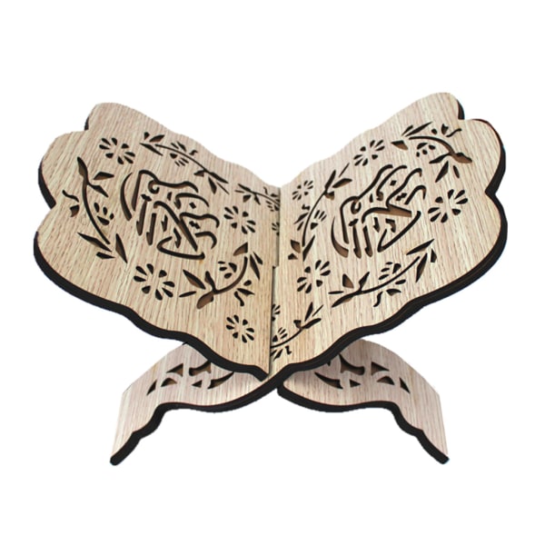 Koranen muslimsk trä islamisk bokställ Hållare Kuran Koranen Koranen Heliga bokställ White