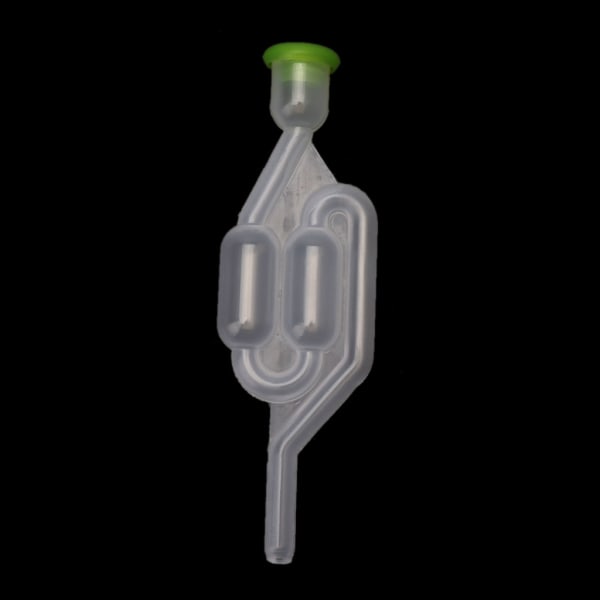 5 st plast jäsande luftslussar Twin Bubble S-typer Vinluftsluss för vintillverkning Ölbryggningsglas Carboy jäsning