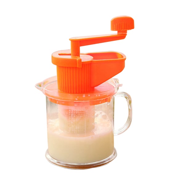 Mini Juicemaskin Plast Multifunktionsmanual Apelsinjuice Soja Mjölk Juicer Bärbar Hem Köksredskap 14x9,5cm