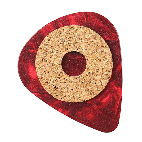 20st Gitarrplock Korkgrepp Antisladdgrepp Plektrumdelar 18 mm/0,70 tum Tejp Kork klistrad på Pick Förhindra glidverktyg