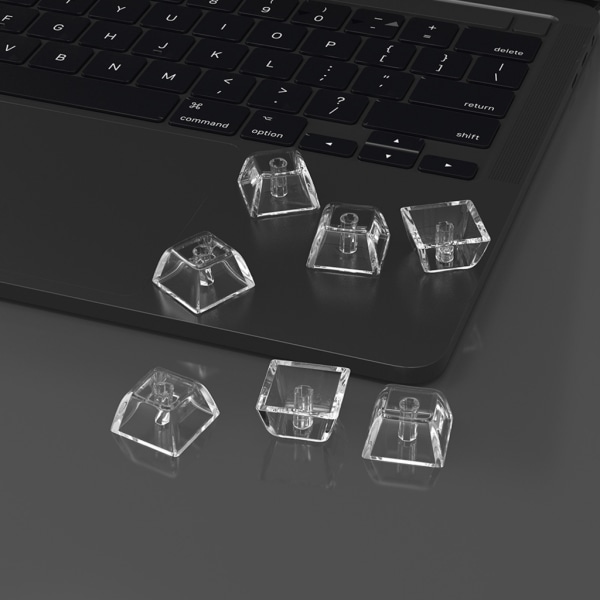 1U Transparent XDA Keycaps för Gamng Mechanical Keyboard 1U 1.4mm Tjocklek Förbättrar dina skrivupplevelser 8-1000PCS 50pcs