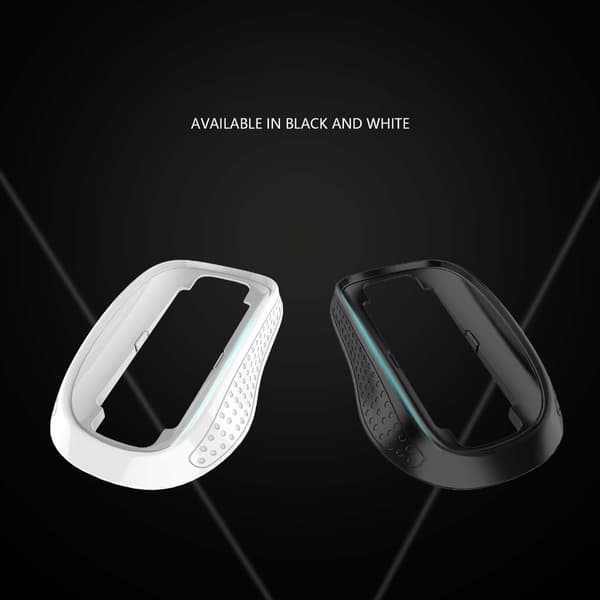 Stilfuld musebase til Magic Mouse 2/3 Forbedret greb Holder bevægelser glatte Black