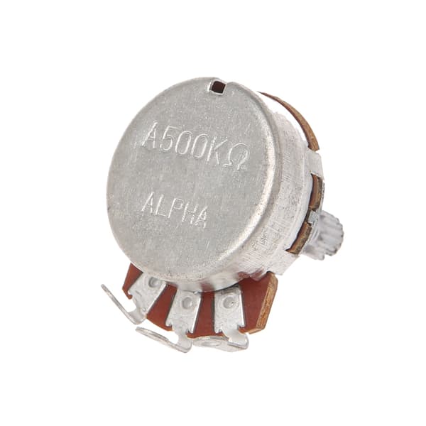 A500K Potentiometer Splined Pot Elgitarr Bas Effektförstärkare Ton Volym Skaft
