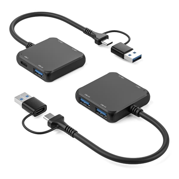 USB-keskitin 4 in 1 USB C -keskitin USB C - 2xUSB2.0+1xUSB3.0+1xType C -keskitinsovitin