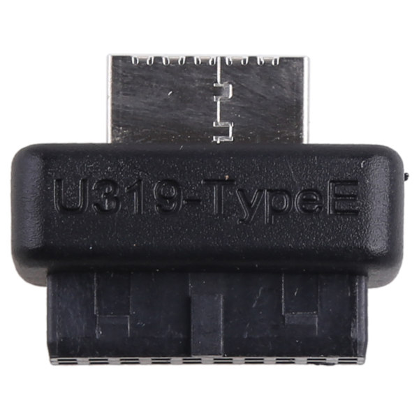 USB 3.0 Intern Header till USB 3.1/3.2 Typ C Front Typ E Adapter 20pin till 19pin Converter för PC Moderkortskontakt