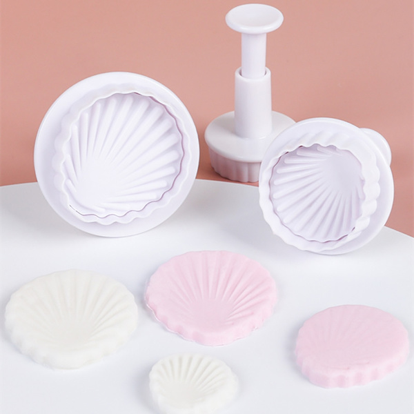 3-delade fondantkutter Flerformade molds Baktillbehör Plastmaterial Perfekt bakpresent till bakningsälskaren Diamond