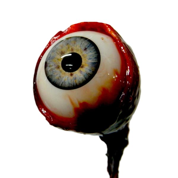 Halloween Blodig Øjeæble Realistisk Øjeæble Horror Rekvisitter Kunstigt Øjeæble