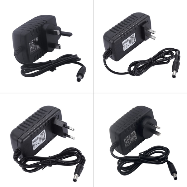 10V 1A 1,5A 2A 3A AC/för DC Adapter Switch Power för LED-ljus St UK 2A