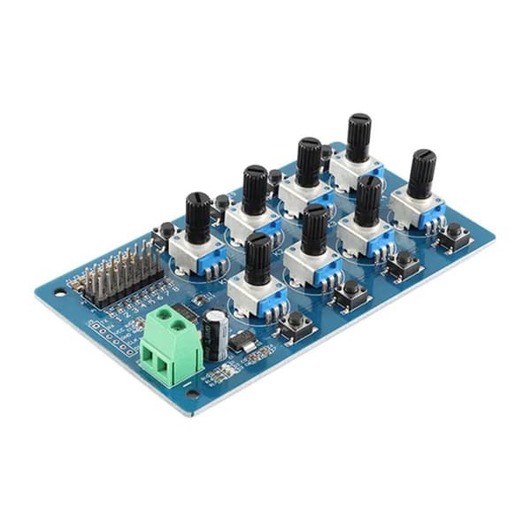 8-kanals Servostyring Debugging Boards med Strømsignalindikatorer