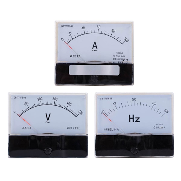 Generaattorin sähköisten parametrien valvontalaite intuitiivisella digitaalisella näytöllä Multicolor Frequency meter 380V