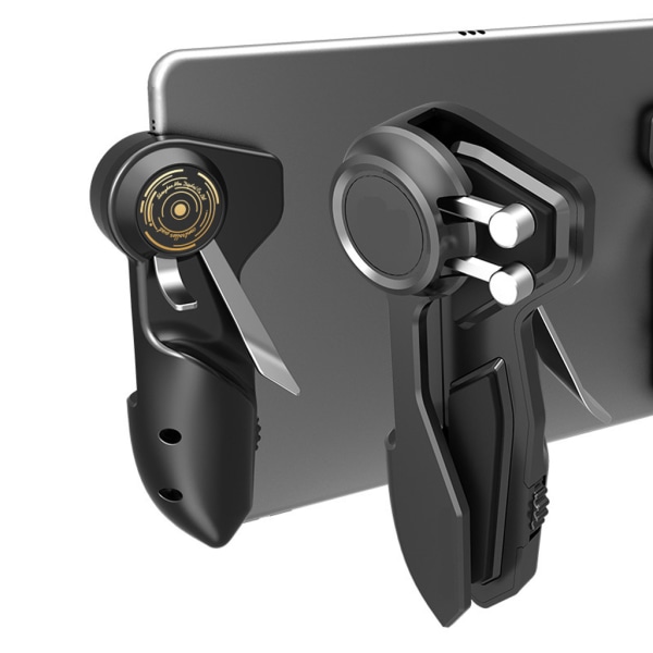 Mobil PUBG Game Controller Passar för -Ipad Tablet Six Finger Game Joystick Handtag Riktknapp L1R1 Shooter Gamepad Trigger
