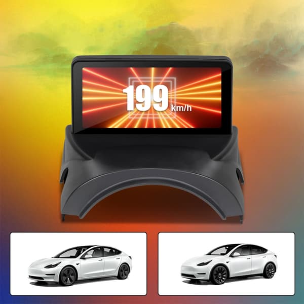 Til Bil 3/Y HUD-Head Up Display Digital GPS Speedometer Overhastigheds Alarm Meter