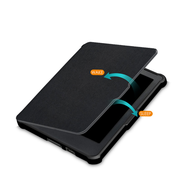 e-bok för Smart Cover för Case För Kobo Clara Clear Ultra Slim TPU Läder Skyddsfodral Flerfärgad White