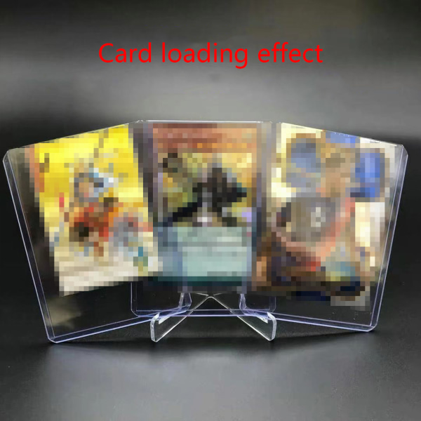 25 st/ set 3x4tum spelkort Ytterhylsor Skydd PVC-brädspel Trading Card Plast Collect Hållare Sportkort