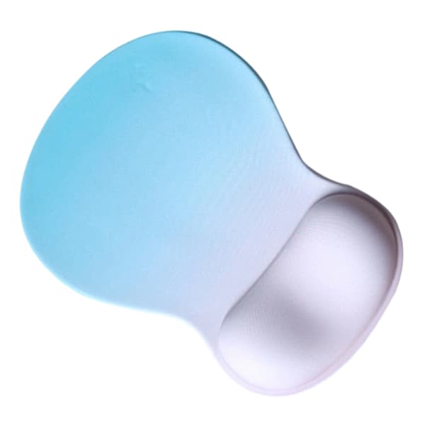 Ergonomisk Silikone Musemåtte Gamer Store Tastaturer Computer Skrivebordsmåtte Gaming Light blue