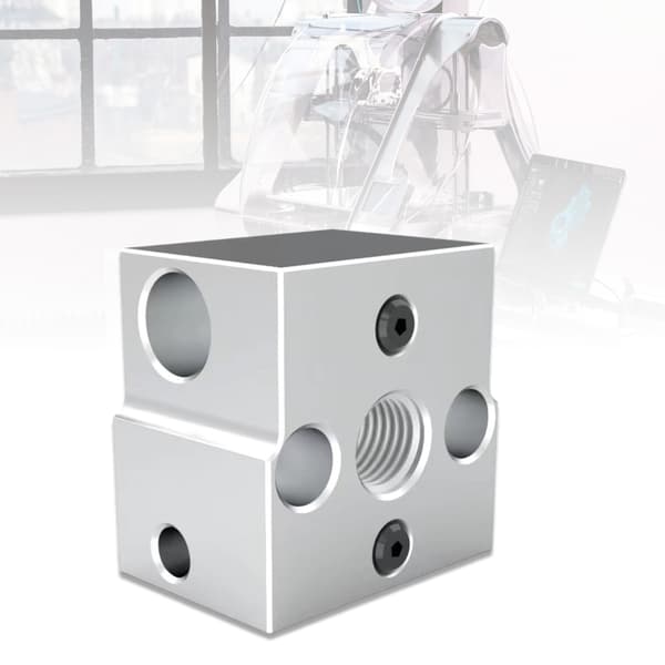 Aluminium Varmeblok til 3D Printer Hotend Varmeblok