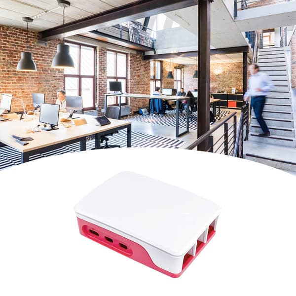 ABS Kabinet til Raspberry Pi 5 Forbedrer Ydeevnen med Indbygget Køleventilator
