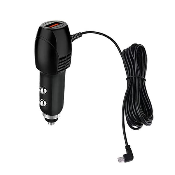 USB-biloplader med Mini USB-port til GPS og Dash Cam-opladningsstik