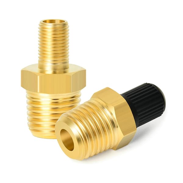 1/4'' Luftkompressor In Tank Tilbakeslagsventil Hann NPT x Kompresjon Messing