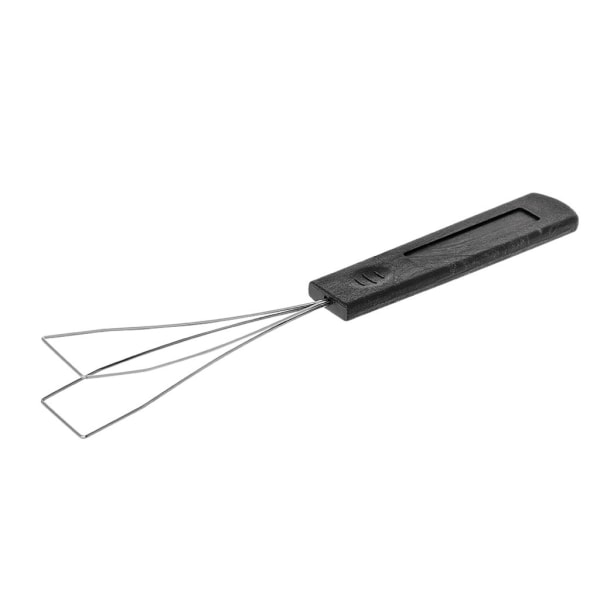 Ståltangentbord för nyckel Keycap-avdragare Plasthandtagsborttagare med avlastning Stål mekaniskt tangentbordsrengöringsverktyg Black