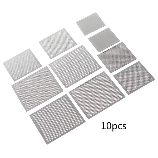 BGA Reballing Universal Stencil Skabelonsæt til reparation af computer-IC-chips