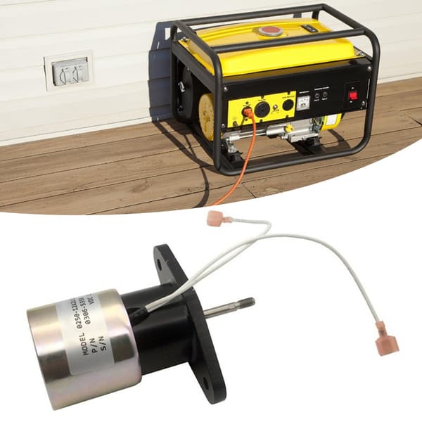 12V 24V Nødstop Solenoidventiler Til Generatorsæt Motor Komponent 12V