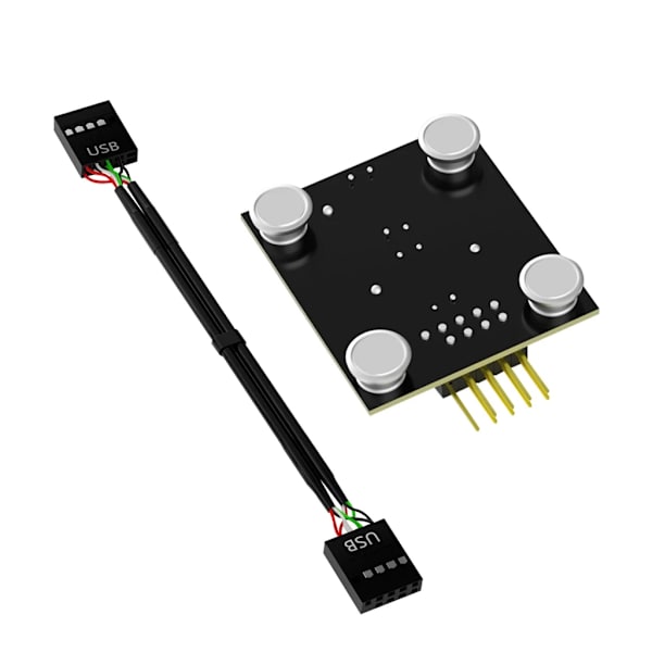 USB 3.1 Frontpanel Header USB 9Pin till Typ-E Intern Moderkortsadapter
