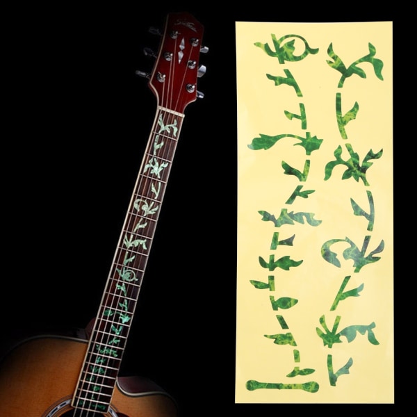 Nytt Tree of Life Akustisk gitarr Gitarr Inlay Sticker Gripbräda Marker Decal DIY