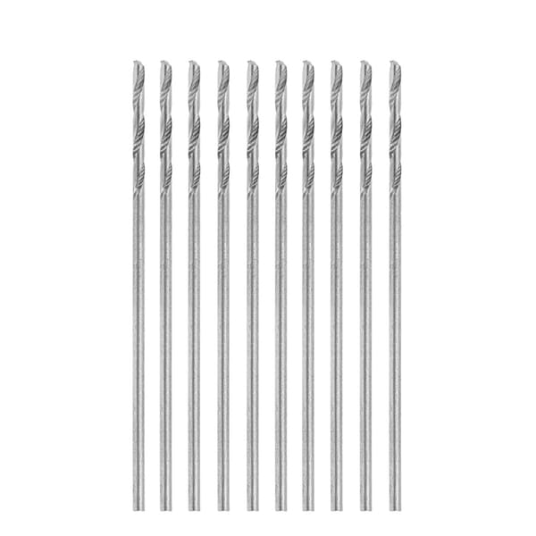 Multifunktionell 10 st. liten mikro HSS 0,8 mm rak skaft spiralborr