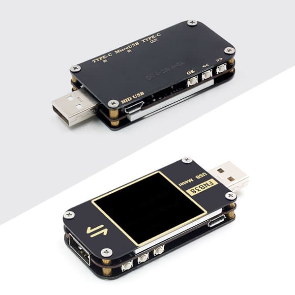 FNB38 USB Tester QC4+ PD3.0 2.0 Hurtiglading Protokoll Elektrisk Utstyr