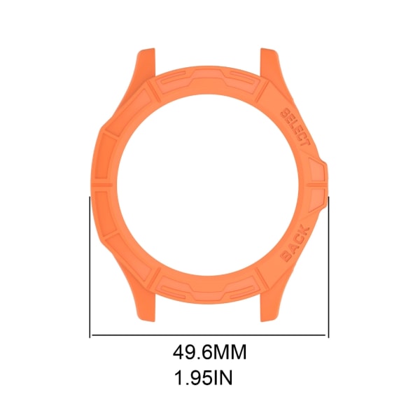 Komplett skydd Case för Cheetah Pro Watch Dust & Scratch Defense Watch Tillbehör Enkla installationer Orange