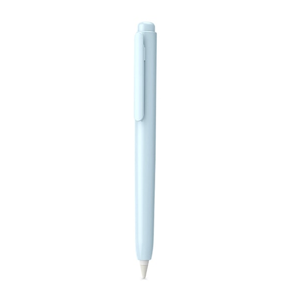 Case för apple Pencil 1 för pekpenna för case med klämma Indragbar spets för skydd Fjäder men Sky blue